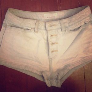 American apparel high waisted shorts