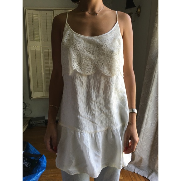 Charlotte Ronson lace slip dress.