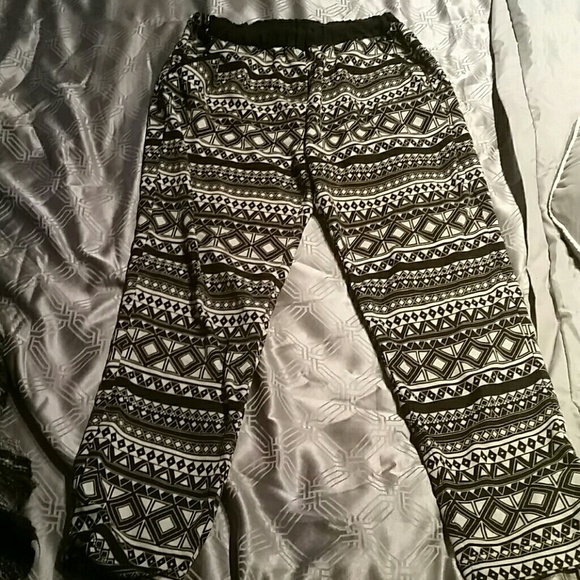 Black and white high waisted (on me)
