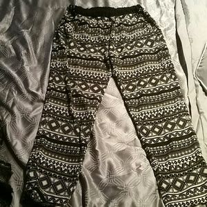 Black and white high waisted (on me)