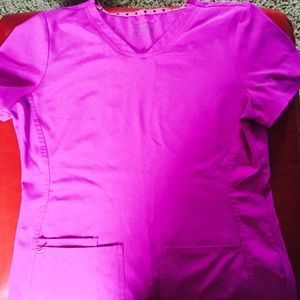 Scrub top. Purple. HeartSoul. Like new.
