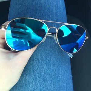 Blue aviators