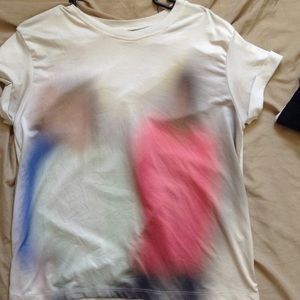 Blurred people t-shirt