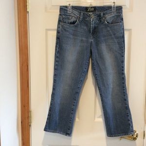 Lucky Crop Denim Jeans Size 6/28