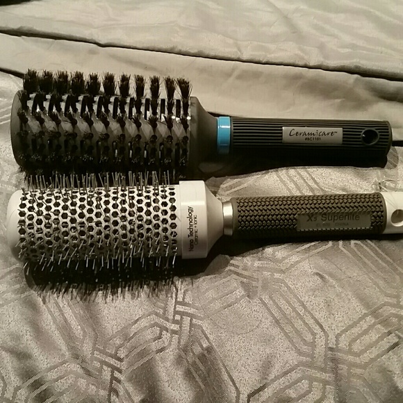 Round Brushes used for a blowout