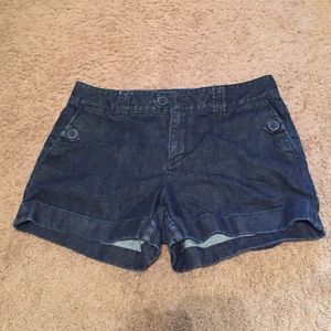 Banana republic blue jean shorts size 12