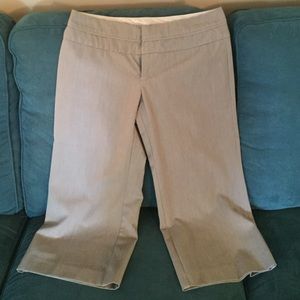 Maurice's gray, dressy capris