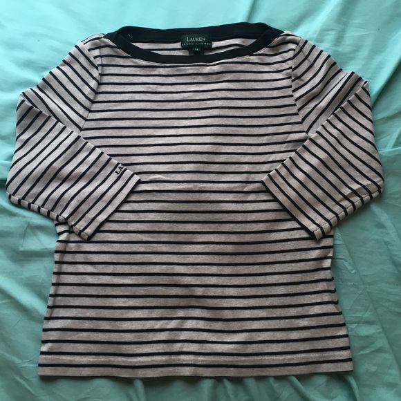 Lauren by Ralph Lauren Striped Shirt, Sz M