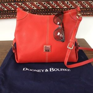 Cherry Red Dooney&Bourke Large Crossbody Bag