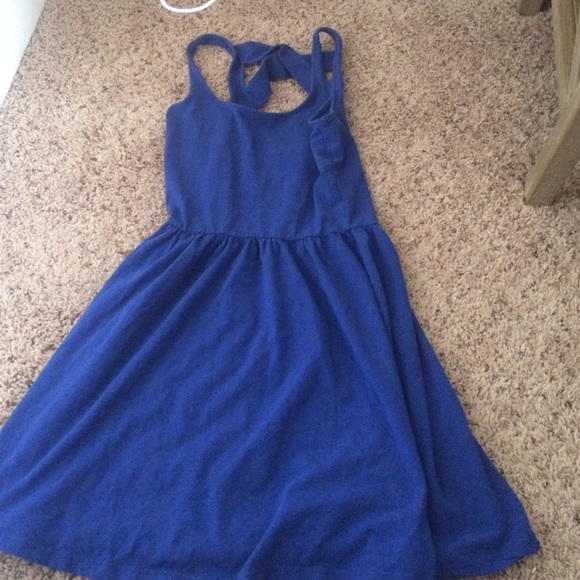 Blue sundress