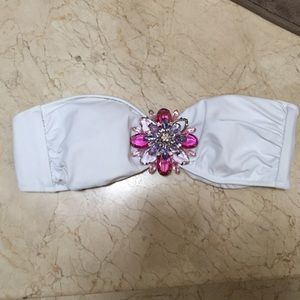Victoria's Secret jeweled bandeau top
