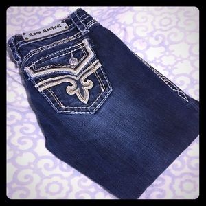 Rock revival koi boot cut jeans