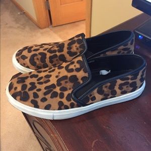 Leopard print loafers