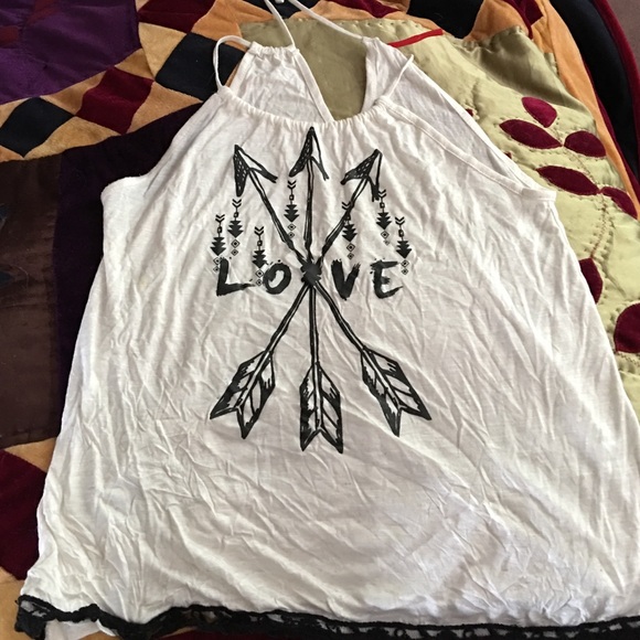 Love arrow tank top