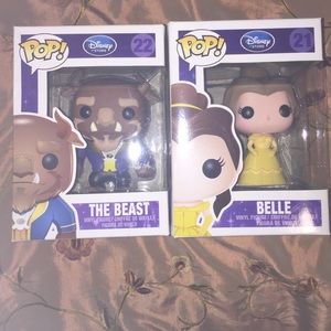 Belle and Beast Disney Funko Pop