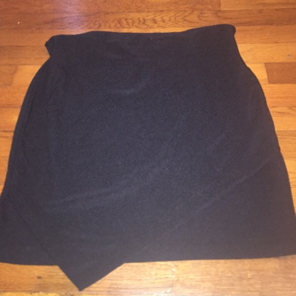 H&M body con asymmetrical skirt