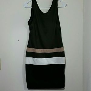 Color Block Body Con Dress.