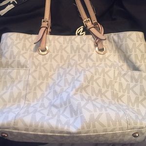 Tan Michael Kors bag