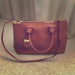 Lauren Ralph Lauren Newbury Double Zip Satchel