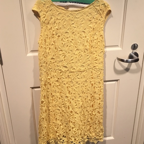 Beautiful Yellow lace dress!
