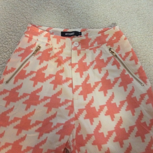 Missguided houndstooth trousers
