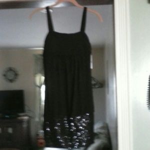B. DARLIN Juniors Black Sequin Dress - Size 5/6