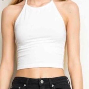 Brandy Melville White Halter