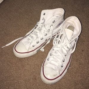 White Hightop Converse!
