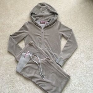 New Juicy Couture hooded track suit.