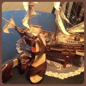 Brown Leather Sandals