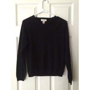 Vintage 100% Cashmere Sweater - Black
