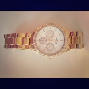 Skagen Gold Tone Watch 347LGXG1