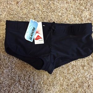 Black swim bottoms