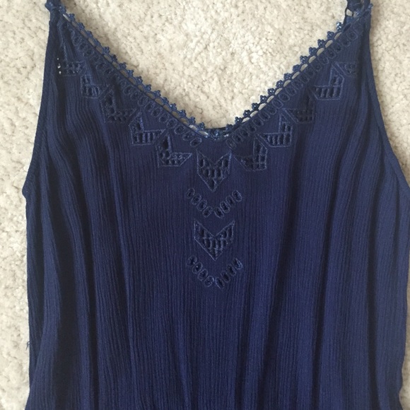 LUSH Navy Blue Romper - Picture 2 of 4