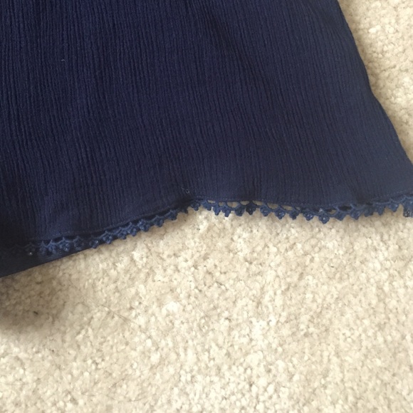 LUSH Navy Blue Romper - Picture 3 of 4