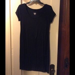 Black cotton dress