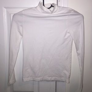White turtle neck