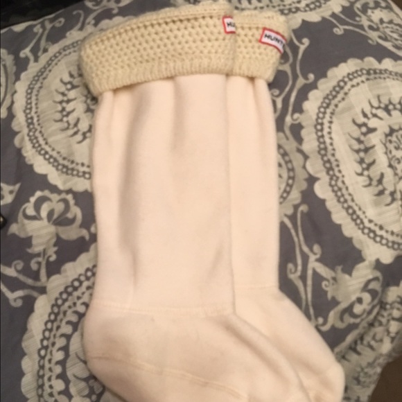 Hunter Garter-Stitch Cuff Boot Socks