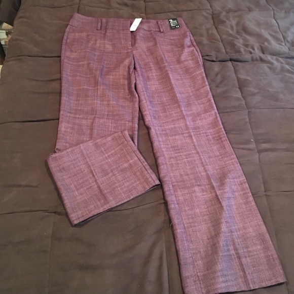 New York and Company purple slacks