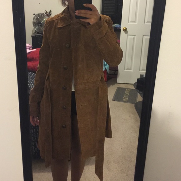Suede tan jacket - Picture 3 of 4
