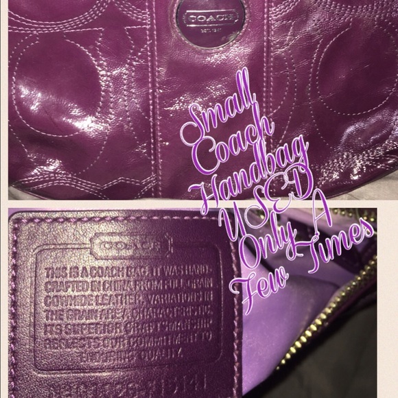 Coach Handbags - Purple Coach Handbag