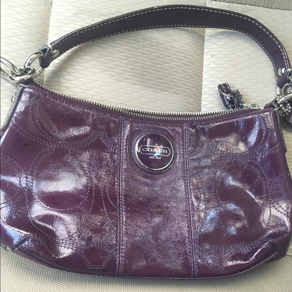 Purple Coach Handbag - Picture 2 of 4