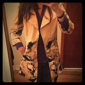 Yellow floral jacket🌼