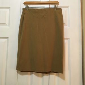 Camel pencil skirt by Grace