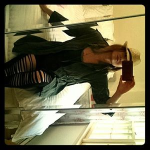 Army green maternity jacket