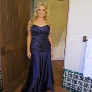Purple Bridesmaids dress