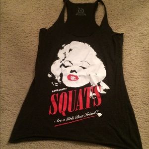 Squats are a girls best friend tank 💪🏻