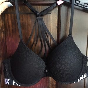BNWT Victoria's Secret Pink strappy razorback bra
