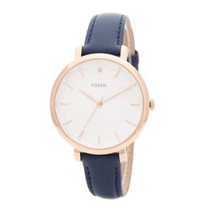 Fossil Incandesa Gold Leather Strap Watch