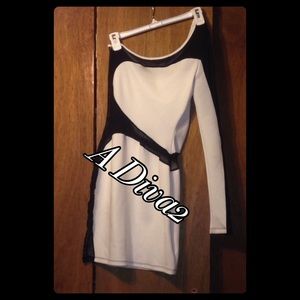 Black and White Party Dress